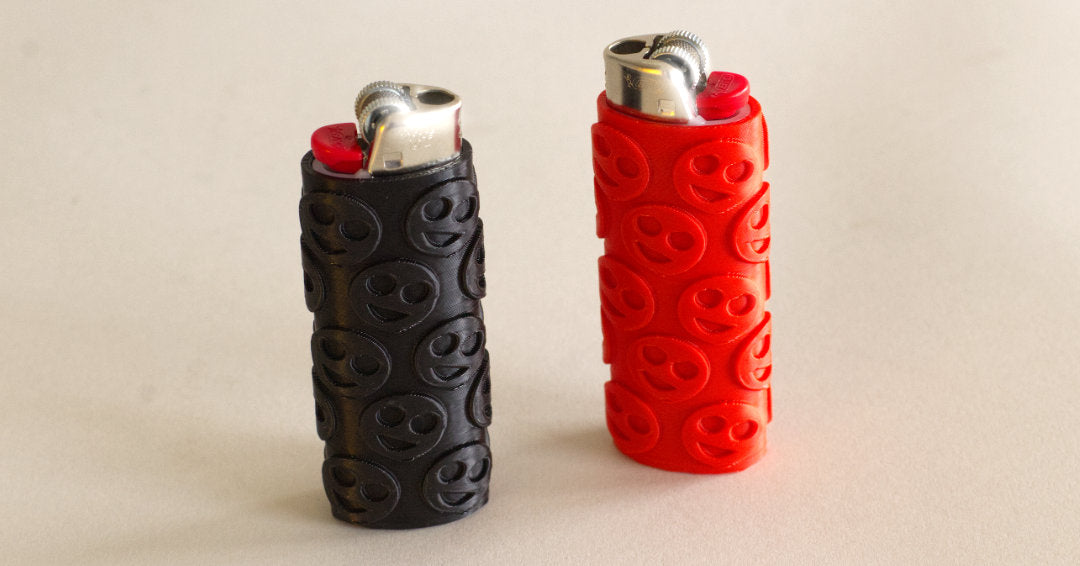 Smiley Lighter Case