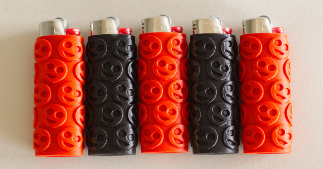 Smiley Lighter Case