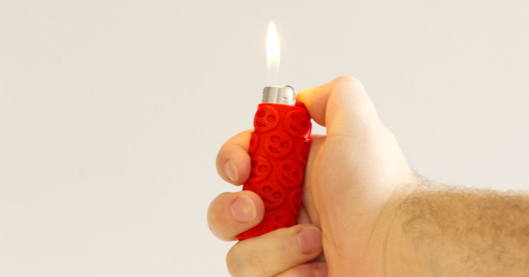 Smiley Lighter Case